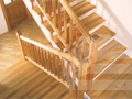 Wooden stairways